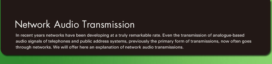  Network Audio Transmission