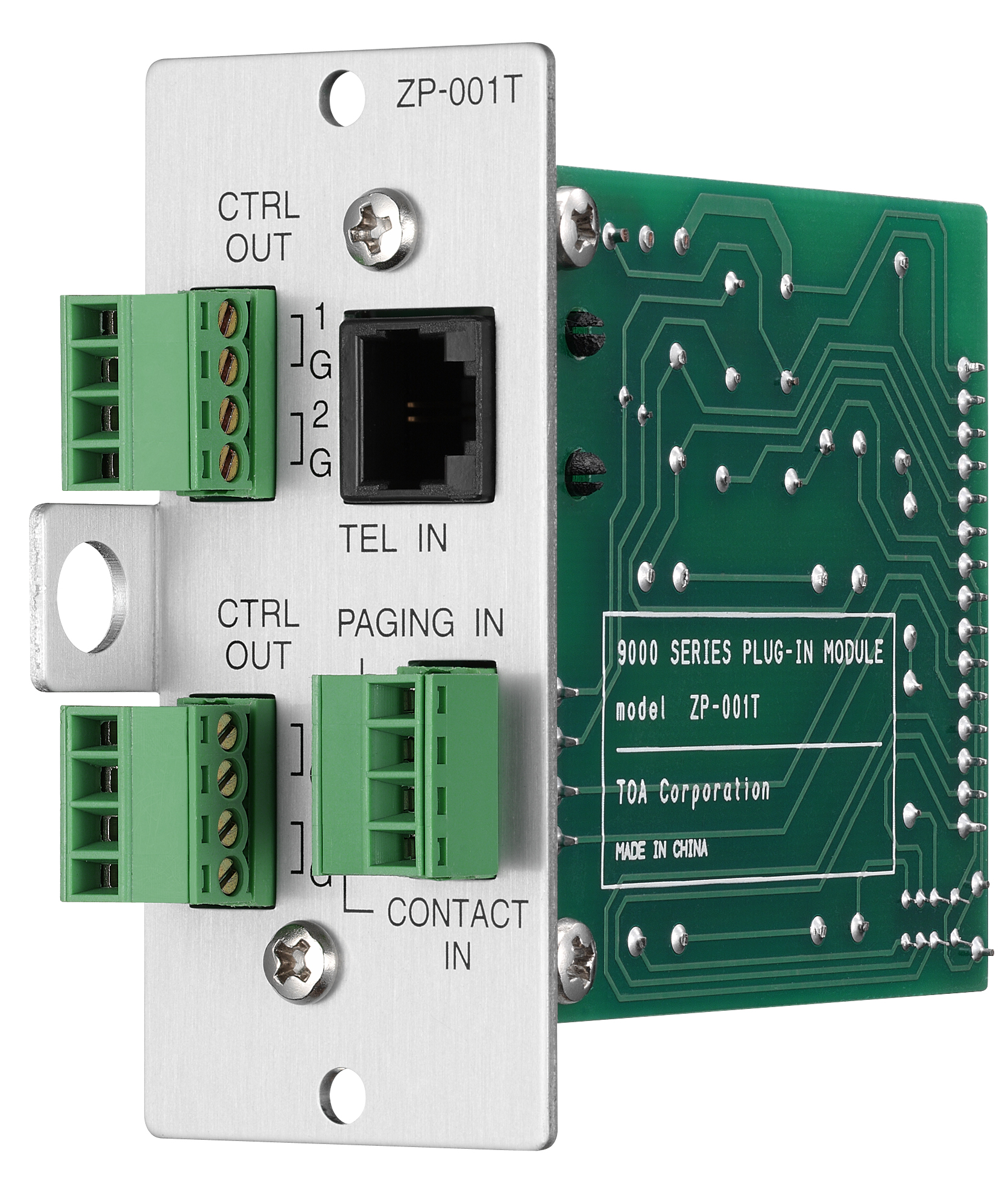 ZP-001T | TOA Corporation telephone network interface device diagram 