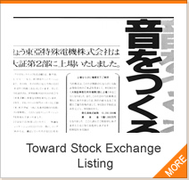 Toward Stock Exchange Listing