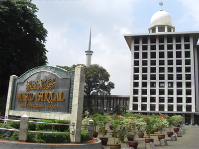 Istiqlal Mosque in Indonesia