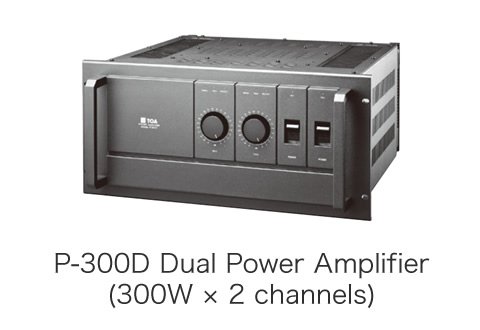 P-300D Dual Power Amplifier (300W × 2 channels)