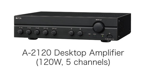 A-2120 Desktop Amplifier (120W, 5 channels)