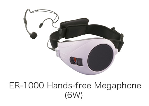 ER-1000 Hands-free Megaphone(6W)